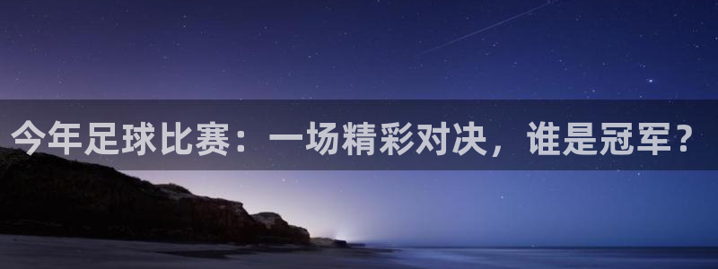 今年足球比赛：一场精彩对决，谁是冠军？
