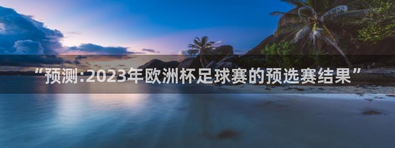 “预测:2023年欧洲杯足球赛的预选